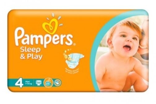 Pampers Sleep & Play Baby Diapers 4 Maxi 50 pcs