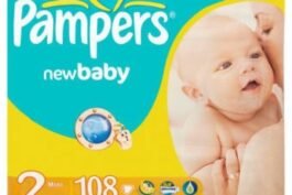 PAMPERS 108pcs Mini Diapers