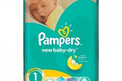 Pampers Newborn Baby Diapers 43 pcs